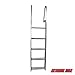 Extreme Max 3005.3383 Aluminum Pontoon/Dock Ladder - 5-Step