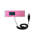 Coiled Power Hot Sync and Charge USB Data Cable w/ Tip Exchange for the Samsung U3 - Gomadic Brand