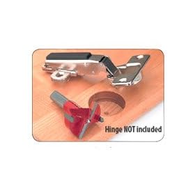 35mm 2" shank HINGE BORING BIT By Peachtree Woodworking PW933