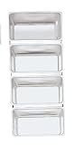 Fox Run Set of Four Linked Bread Pans, 4 Inch x 2.5 Inch