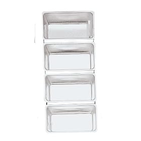 Fox Run Set of Four Linked Bread Pans, 5.5 Inch x 2.5 Inch by Fox Run