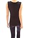 PattyBoutik Cowl Neck Ruched Sleeveless Faux Wrap Pullover Casual Cami Tank Top