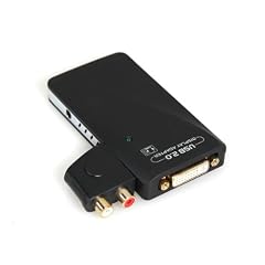 CM3� USB 2.0 zu DVI , VGA oder HDMI Adapter * AUDIO ANSCHLUSS * NEU * 1080p Full HD m�glich * Externe Grafikkarte / splitter * Multi Display Adapter * 1920x1080 Pixel