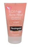 Oil Free Acne Wash Pink Grapefruit Foaming Scrub by Neutrogena for Unisex - 4.2 oz Scrub