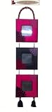 Review Lavender Blue London  / Black and Red Flock Triple Photograph Frame