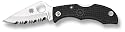 Spyderco Ladybug 3 Serrated Edge Folding Knife