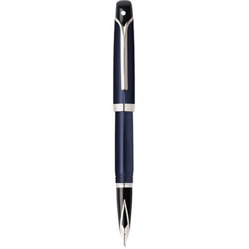 Sheaffer Valor Deep Blue w/ Palladium Plate Fine Point Fountain Pen - SH-9354-0F