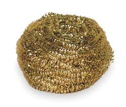 Tough Guy 2NTH8 Brass Scrubber, PK 6