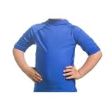 Beach Depot UPF 50+ Toddler's Short Sleeve Rash Guard Shirt - Royal Blue XL 5T