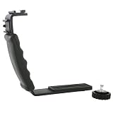 Heavy Duty Photography L Bracket w/ 2 Standard Flash Hot Shoe Mounts
