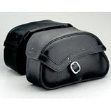 Honda Shadow Aero VT750C 18L Plain Leather Saddlebags