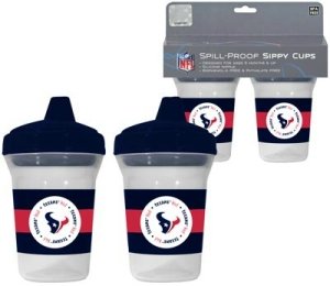 Baby Fanatic NFL Houston Texans Baby Fanatic 2-Pack Sippy Cups