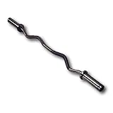 Cap Barbell Olympic Solid Chromed Curl Bar