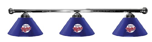 Minnesota Twins Pool Table Light - Chrome Bar