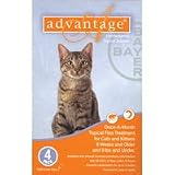 Advantage for Cats and Kittens - Orange - 1 to 9 lb. - 4 pk