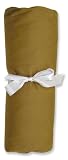 Cotton Percale Crib Sheet - Hot Cocoa - Caramel
