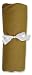 COTTON PERCALE CRIB SHEET - CARAMEL