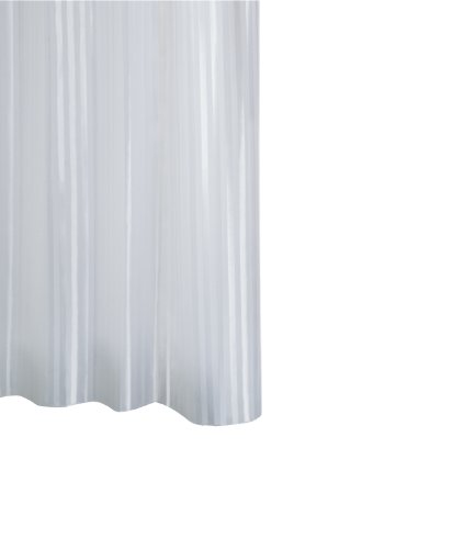 Ridder 478510-350 Duschvorhang Textil 180 x 200 cm Satin weiß