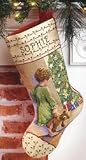 Janlynn Christmas Morning Stocking Cntd X-Stitch Kit-18 Inch Long