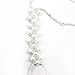 FANTASIEN Crystal Imitation Pearl Diamond Knitted Barefoot Sandals Adorn Extensible Foot Ring Anklet Chain (B)