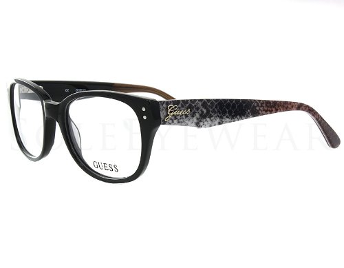 Guess GU 2333 BLK Black 52mm Eyeglasses On Sale