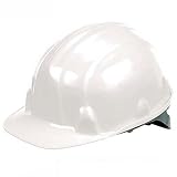 Silverline 868532 White Safety Hard Hat