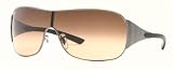 Ray Ban Sunglasses RB3321 041 13 Gunmetal Striped Brown Gradient 133mm