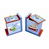 LC Creations Go Man Go Storage Bookends, Set of 2