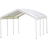 ShelterLogic 10x20 1-3/8" 8-Leg Canopy (White)