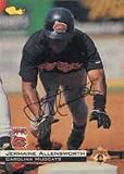 Jermaine Allensworth, Carolina Mudcats - Pirates Affiliate Autographed Card