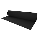 Designer Felt Solid Black 5MM Thick X 70.9 (view more sizes)