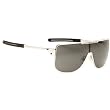 Spy Yoko Sunglasses - Spy Optic Metal Series Sportswear Eyewear - Shiny Silver/Grey