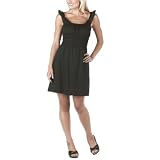 Juniors' Mossimo Supply Co. Flutter-Sleeve Smocked Dress - Ebony