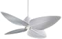 Minka-Aire Fans F581-WHF 52" Gauguin Tropical WET Outdoor Flat White Ceiling Fan w/ Light, Wall Ctrl