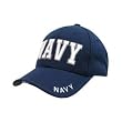 Military Hat Adjustable - Navy Text