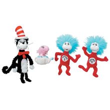 Childrens Toyshop  Toys : Manhattan Toy Dr. Seuss Cat in the Hat Boxed Finger Puppet Set