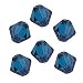 Swarovski Crystal Bicone 5301 4mm Capri Blue (50)