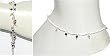 Jewelry Sets - Ankle Chain and Bracelet Garnet Gemstone 10.25 Inch (anklts506)