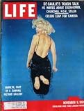 Life Magazine November 9, 1959 -- Cover: Marilyn Monroe, Part of a Jumping Picture Gallery