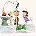 Hallmark Magic Christmas Ornament Peanuts on Ice Sound and Motion