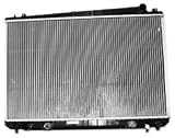 TYC 2427 Toyota Sienna 1-Row Plastic Aluminum Replacement Radiator