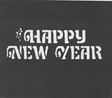 Stencil Happy New Yr Stainl
