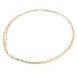 18K Gold 24 Triple Strand Necklace