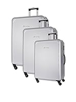 Platinium Set de 3 trolleys rígidos Walsall (Plateado)