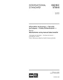 ISO/IEC 9798-6:2005, Information technology - Security techniques - Entity authentication - Part 6: Mechanisms using manual data transfer