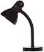 Holmes Retro Metallic Gooseneck Desk Lamp, Black