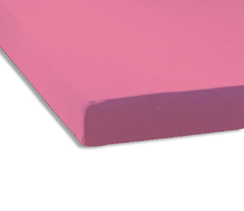 Kinzler C-03089/12 Mikrofaser-Jersey Spannbetttuch, 180-200 x 200 cm, pink