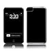 Electronics : Solid State Black iPod touch 2G (2nd Generation) Protector Skin Decal Sticker