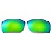 Walleva Replacement Lenses for Oakley Eyepatch 2 Sunglasses -Multiple Options (Emerald Mirror Coated - Polarized)