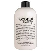 Philosophy by Philosophy Coconut Frosting - Ultra Rich Shampoo, Shower Gel and Bubble Bath--/16OZ for Women